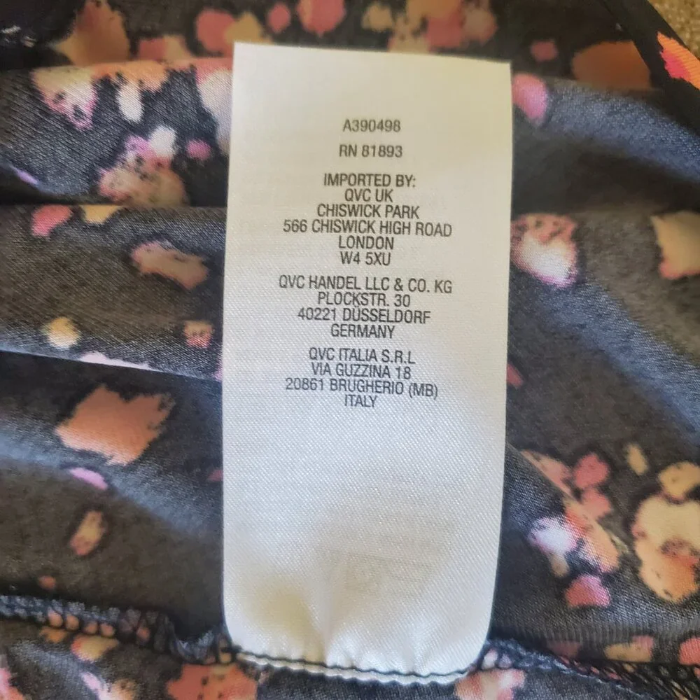 Susan Graver Multi-Color Liquid Knit Top, Size Large - Picture 8 of 8